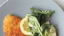 Pork Cutlets With Arugula and Apple Salad Pork Cutlets With Arugula and Apple Salad
