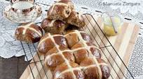 Hot Cross Buns with Honey Butter Hot Cross Buns with Honey Butter