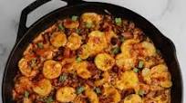 Loaded Ground Beef and Potatoes Skillet Loaded Ground Beef and Potatoes Skillet