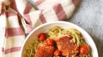 Pesto Linguine with Cajun Trout and Roasted Tomatoes Pesto Linguine with Cajun Trout and Roasted Tomatoes