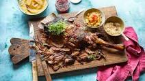Jerk spiced shoulder of goat Jerk spiced shoulder of goat