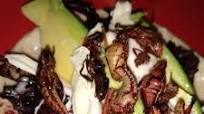 Taco de jamaica con chapulines Taco de jamaica con chapulines