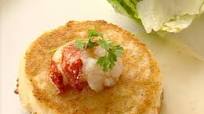 Crab Cakes and Caesar Salad Crab Cakes and Caesar Salad