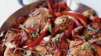 Basque Chicken and Chorizo Sauté Basque Chicken and Chorizo Sauté