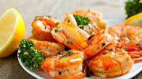 Garlic & Ginger Tiger Prawns Garlic & Ginger Tiger Prawns