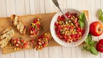 Sweet Corn Bruschetta Sweet Corn Bruschetta