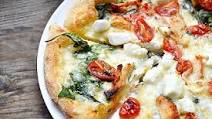 Spinach Pizza With Sun Dried Tomatoes & Feta Cheese Spinach Pizza With Sun Dried Tomatoes & Feta Cheese