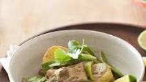 Chicken and potato green curry Chicken and potato green curry