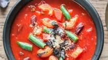 Jain-style Minestrone Soup Recipe Jain-style Minestrone Soup Recipe