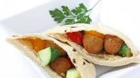 Falafel in pitta Falafel in pitta