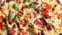 Detroit Style Sausage Fennel Pizza Detroit Style Sausage Fennel Pizza