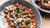 Vegan Roasted Aubergine and Chickpea Curry Vegan Roasted Aubergine and Chickpea Curry