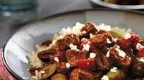 Mediterranean Beef with Mixed Olives and Feta Mediterranean Beef with Mixed Olives and Feta