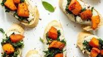 Pumpkin Crostini w/ Sage Cream Cheese Pumpkin Crostini w/ Sage Cream Cheese