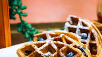 Blueberry Brown Sugar Waffles Blueberry Brown Sugar Waffles