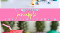 Pineapple Lime Luau Slushy Punch Pineapple Lime Luau Slushy Punch