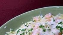 Scim's Fettucine Alfredo with Shrimp Scim's Fettucine Alfredo with Shrimp
