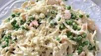 Shrimp and Peas Fettuccine Alfredo Shrimp and Peas Fettuccine Alfredo
