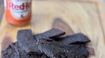 Smoked Beef Jerky with Frank's RedHot Smoked Beef Jerky with Frank's RedHot