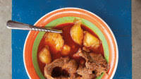 Oxtail and Guajillo Chile Stew (Caldo de Res) Oxtail and Guajillo Chile Stew (Caldo de Res)