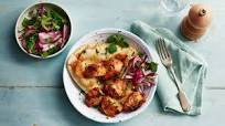 Chicken tikka and naan bread Chicken tikka and naan bread