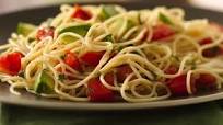 Pelo de Ángel con Albahaca, Aguacate y Tomate (Jitomate) Pelo de Ángel con Albahaca, Aguacate y Tomate (Jitomate)