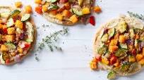 Vegetable Pitas with Everything Spice Hummus Vegetable Pitas with Everything Spice Hummus