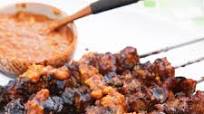 Balinese Pork Satay (Sate Babi) With Sweet Soy Glaze and Peanut Sauce Recipe Balinese Pork Satay (Sate Babi) With Sweet Soy Glaze and Peanut Sauce Recipe
