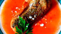 Chiles Rellenos de Queso Oaxaca Capeados en Caldillo de Jitomate Chiles Rellenos de Queso Oaxaca Capeados en Caldillo de Jitomate