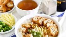 Minced Pork and Dried Scallop Porridge (Congee) Minced Pork and Dried Scallop Porridge (Congee)