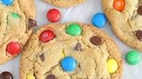 Soft and Chewy M&M Cookies Soft and Chewy M&M Cookies