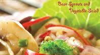Bean Sprouts and Vegetable Salad, Healthy Diabetic Recipe Bean Sprouts and Vegetable Salad, Healthy Diabetic Recipe