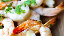 Air Fryer garlic lime shrimp kabobs ( weight watchers zero points) Air Fryer garlic lime shrimp kabobs ( weight watchers zero points)