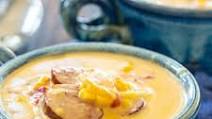Easy Nacho Potato Soup with Smoked Sausage Easy Nacho Potato Soup with Smoked Sausage