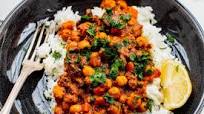 Stewed Chickpeas and Ground Meat Stewed Chickpeas and Ground Meat