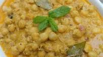 Chana Masala in Minty Yogurt sauce Chana Masala in Minty Yogurt sauce