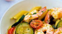 Garlic Shrimp & Zucchini Pasta Garlic Shrimp & Zucchini Pasta