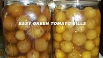 EASY GREEN TOMATO DILLS EASY GREEN TOMATO DILLS