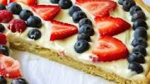 Fourth of July Fruit Pizza Fourth of July Fruit Pizza