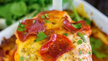 Pizza Stuffed Chicken Breast Pizza Stuffed Chicken Breast
