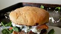 Greek Turkey Burgers with Spinach, Feta & Tzadiki Greek Turkey Burgers with Spinach, Feta & Tzadiki