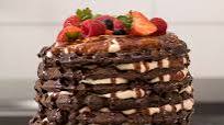 Chocolate Waffle Cake Chocolate Waffle Cake