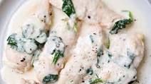Instant Pot Creamy Chicken with Spinach Instant Pot Creamy Chicken with Spinach