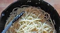 Spaghetti with Garlic & Olive Oil Spaghetti with Garlic & Olive Oil