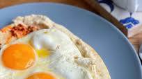 Harissa Eggs with Hummus Harissa Eggs with Hummus