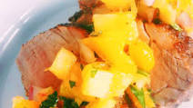 Jerk Pork Tenderloin With Pineapple and Mango Salsa Jerk Pork Tenderloin With Pineapple and Mango Salsa