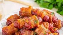 Brown Sugar Bacon Wrapped Little Smokies Brown Sugar Bacon Wrapped Little Smokies