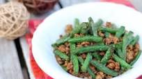Stir-fried Green Beans with Minced Pork in XO Sauce Stir-fried Green Beans with Minced Pork in XO Sauce