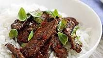 Thai beef stir-fry Thai beef stir-fry
