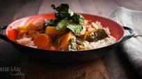 Kohlrabi Curry with Crispy Kale Kohlrabi Curry with Crispy Kale